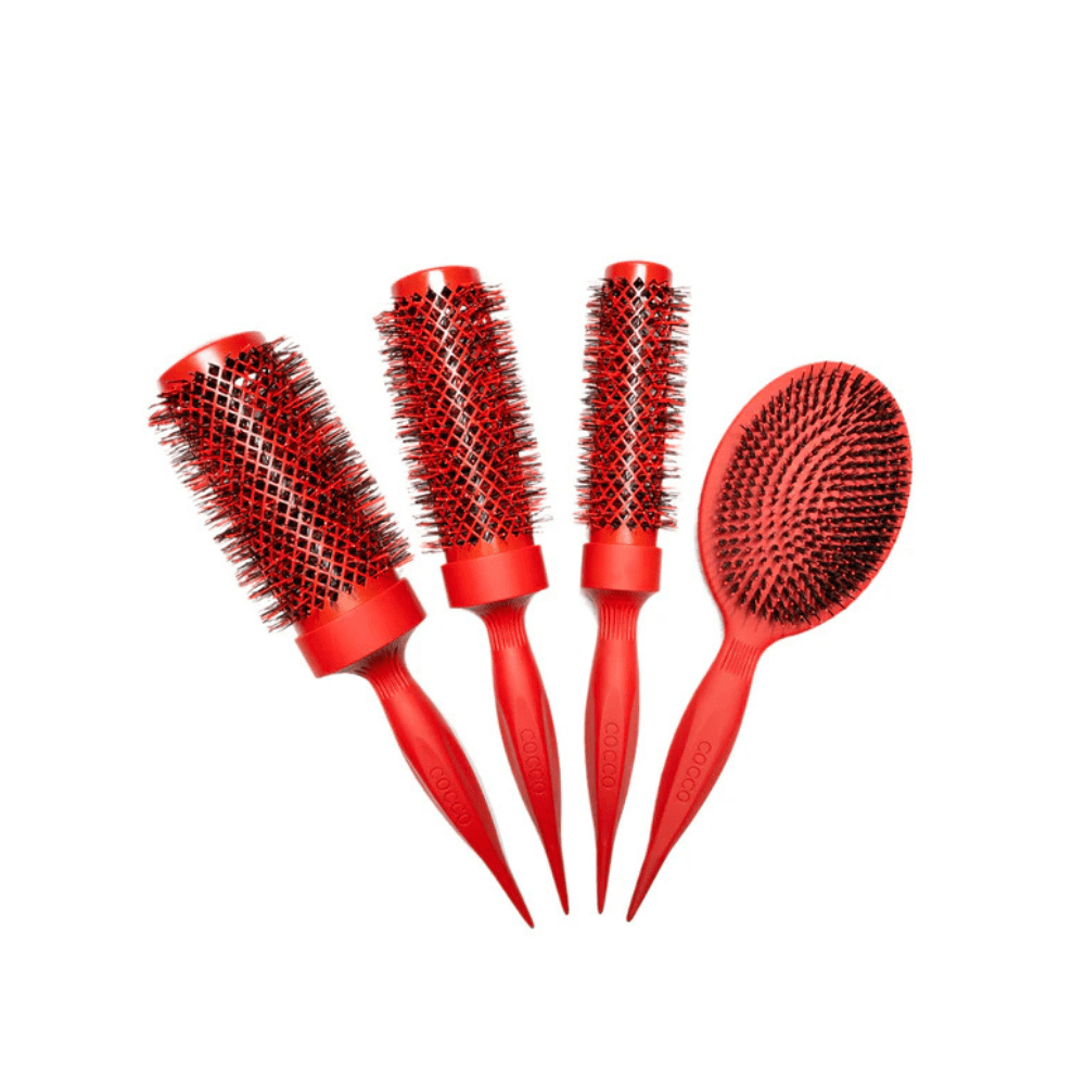 COCCO AURA BRUSH SET 4 PEZZI - SET DI PENNELLI - Romidò Shop - Prodotti Per Parrucchieri, Estetiste e Barber