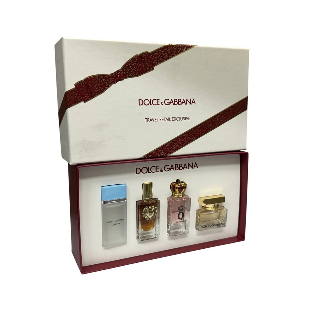 Dolce & Gabbana 4x 5ml Miniature Set for Women dolce e gabbana