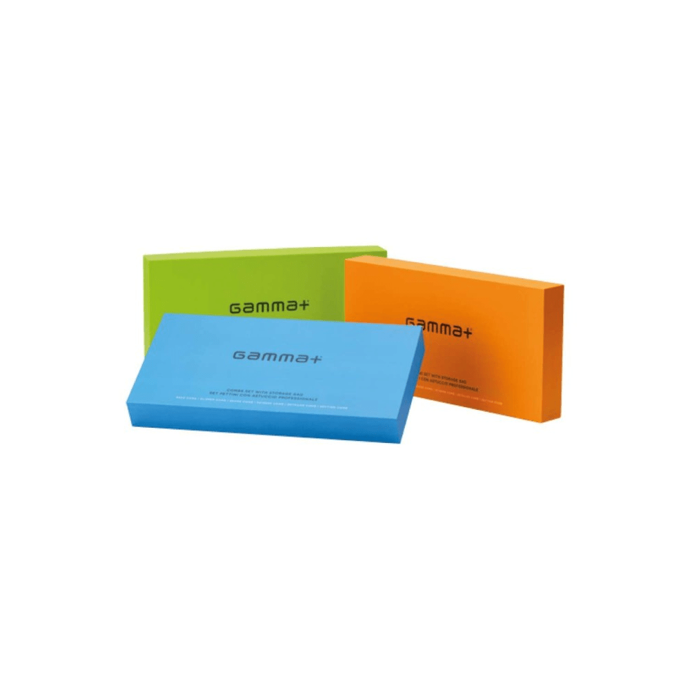 Gamma Più - Set Pettini Da Taglio Azzurro - Romidò Shop - Prodotti Per Parrucchieri, Estetiste e Barber